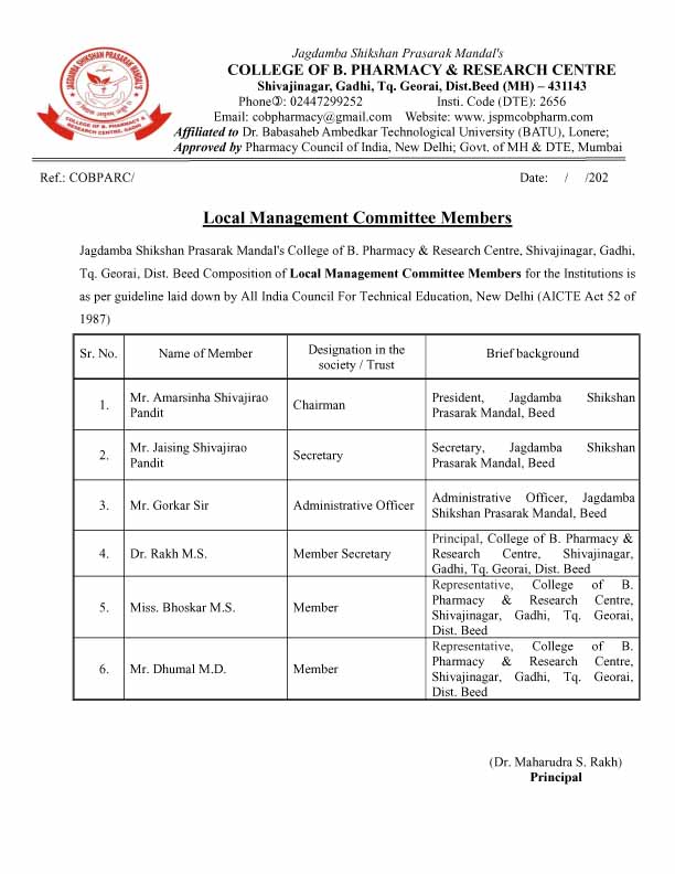 Local Management Committee Members copy